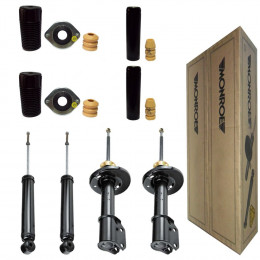 4 Amortecedores Monroe + Kits GM Corsa Classic 2003/2015
