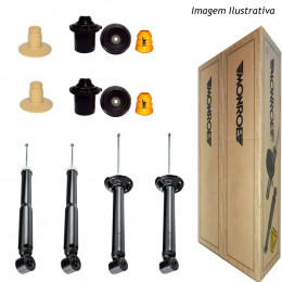 4 Amortecedores Monroe + Kits GM Montana 1.4 2010/