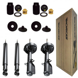 4 Amortecedores Monroe + Kits GM Omega 2.0 2.2 1992/1998