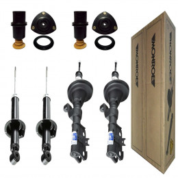 4 Amortecedores Monroe + Kits Honda Civic 1.6 1.7 2001/2002