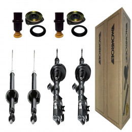 4 Amortecedores Monroe + Kits Honda Civic 1.7 2003/2005