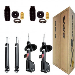 4 Amortecedores Monroe + Kits Peugeot 206 1.6 2001/