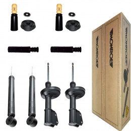 4 Amortecedores Monroe + Kits Renault Symbol 1.6 2009/