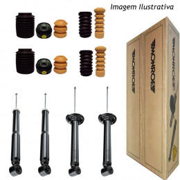 4 Amortecedores Monroe + Kits VW Santana 1.8 2.0 1991/1998