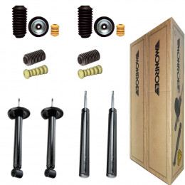 4 Amortecedores Monroe + Kits VW Saveiro 1998/2008