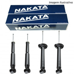 4 Amortecedores Nakata Toyota Hilux 4x2 2005/2014