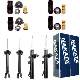 4 Amortecedores Nakata + Kits Ford Ka 1997/2007