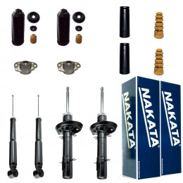 4 Amortecedores Nakata + Kits Vw Golf G4 1998/2012