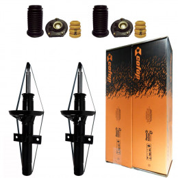 2 Amortecedores Dianteiros Cofap + Kits Fiat Linea 1.8 1.9 2008/