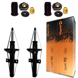 2 Amortecedores Dianteiros Cofap + Kits Fiat Punto 1.4 1.8 Elx Hlx 2007/