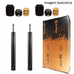 2 Amortecedores Dianteiros Cofap + Kits Vw Santana 1.8 2.0 1984/1990