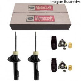 2 Amortecedores Dianteiros Motorcraft + KitsEscort 1.8 16v Zetec 1999/