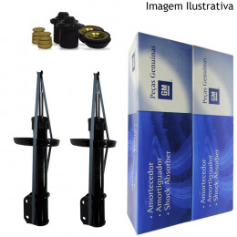2 Amortecedores Dianteiros GM + Kits Vectra GT GTX 2.0 8v 2006/2013 Automatico
