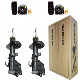 2 Amortecedores Dianteiros Monroe + Kits Fiat Idea Adventure 1.8 2006/