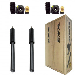 2 Amortecedores Dianteiros Monroe + Kits Fiat Siena 1997/1998 Mod. Refil