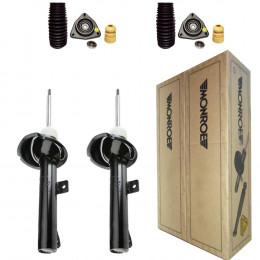2 Amortecedores Dianteiros Monroe + Kits Ford Escort 1.8 16V SW 1998/2003