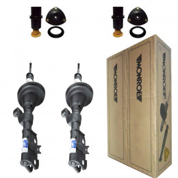2 Amortecedores Dianteiros Monroe + Kits Honda Civic 1.6 1.7 2001/2002