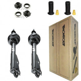 2 Amortecedores Dianteiros Monroe + Kits Honda Civic 1.8 LXS LXL EXS 2006/2011