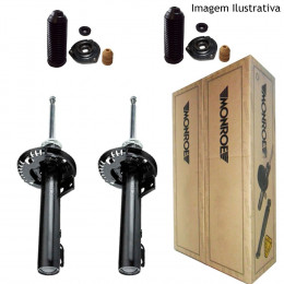2 Amortecedores Dianteiros Monroe + Kits VW Spacefox 1.6 2010/2012
