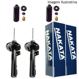 2 Amortecedores Dianteiros Nakata + Kits Audi A3 1.6 1.8 1999/2008