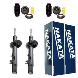 2 Amortecedores Dianteiros Nakata + Kits Citroen C3 1.4 1.6 2003/2012