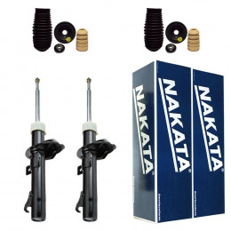 2 Amortecedores Dianteiros Nakata + Kits Ford Fiesta Street 2001/2007