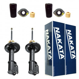 2 Amortecedores Dianteiros Nakata + Kits Gm Corsa Sedan 1995/2002