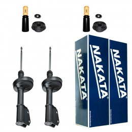 2 Amortecedores Dianteiros Nakata + Kits Renault Clio 1.6 2000/2013