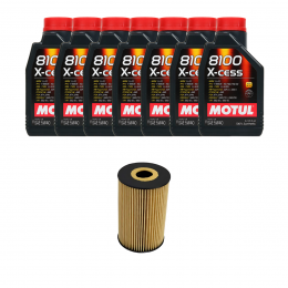 Kit Troca Óleo Motul 5W40 VW Amarok 2.0 16v 2010/