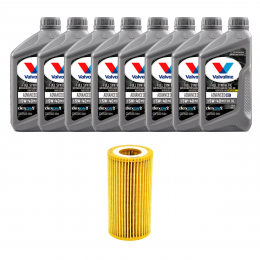 Kit Troca Óleo Valvoline 5W40 VW Amarok 3.0 v6 2018/