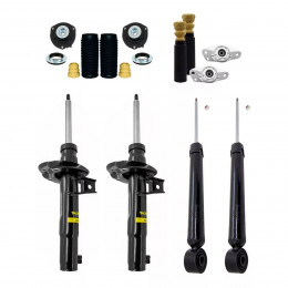 4 Amortecedores Monroe + Kits Jetta 2.0 Asp Base 50mm 11/14