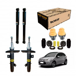 4 Amortecedores Monroe + Kits Citroen C3 Manual 13/21