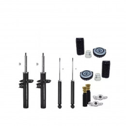 4 Amortecedores Monroe + Kits Vw Jetta 2.0 11/14