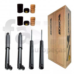 4 Amortecedores Monroe + Kits Pickup Fiorino 93/ C. Longa