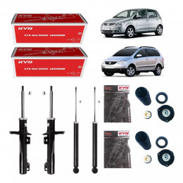 4 Amortecedores Kayaba + Kits Kayaba Vw Fox 2003/2010