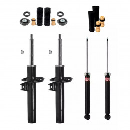 4 Amortecedores Kayaba + Kits Sampel Vw Golf Mk7 2014/2020