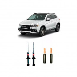 2 Amortecedores Traseiros Kayaba + Kits Mitsubishi Asx 11/22