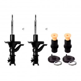 2 Amortecedores Dianteiros Kayaba + Kits Civic Haste Grossa 01/06