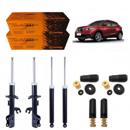 4 Amortecedores Cofap + Kits Kayaba Nissan Kicks 2016/