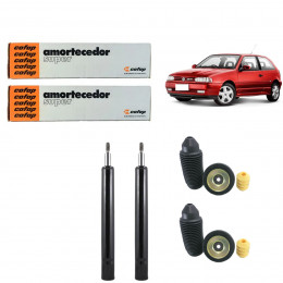 2 Amortecedores Dianteiros Cofap + Kits Vw Gol 2.0 16V Gti 1996/2000