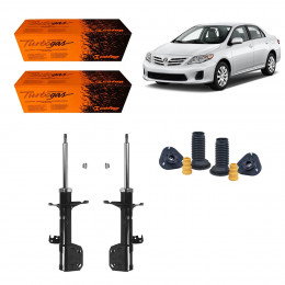 2 Amortecedores Dianteiros Cofap + Kits Axios Toyota Corolla 2009/2014