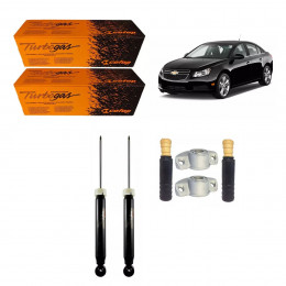2 Amortecedores Traseiros Cofap + Kits Gm Cruze 2011/2016