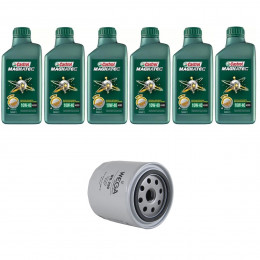 Kit Troca Óleo Castrol 10w40 Vw Passat 2.8 30V 1996/1999