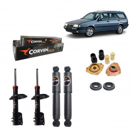 4 Amortecedores Corven + Kits Fiat Tempra Sw 1994/1997