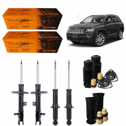 4 Amortecedores Cofap + Kits Sampel Compass Sport 2011/2014