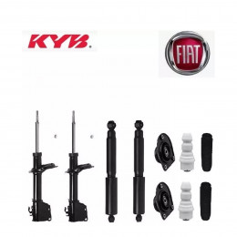 4 Amortecedores Kayaba + Kits Fiat Doblo 2001/