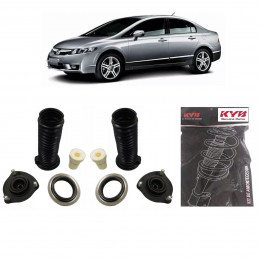 Kit Amortecedor Dianteiro Kayaba Honda Civic 2007/2011 (Par)