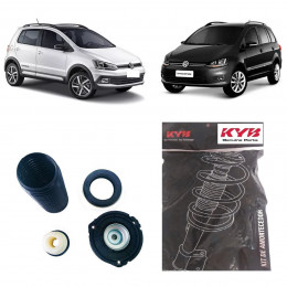 Kit Amortecedor Dianteiro Kayaba Vw Fox 2003/ Polo 2002/2015 SM3033