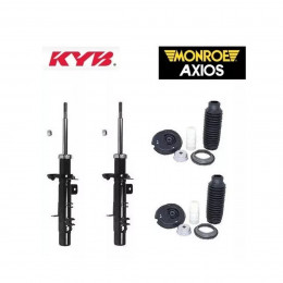 2 Amortecedores Dianteiros Kayaba + Kits Citroen C3 00/12