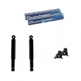 2 Amortecedores Traseiros Kayaba + Kits Frontier 4x4 98/06